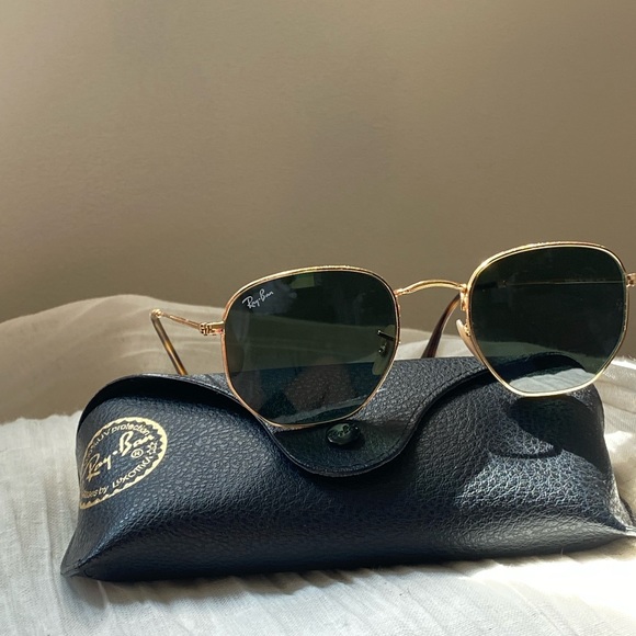 Ray Ban Octagonal Sunglasses - Picture 7 of 10